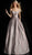 Jovani - 66950 Off-Shoulder Pleated Ballgown