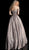 Jovani - 66950 Off-Shoulder Pleated Ballgown