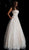 Jovani - 66955 Strapless Semi-Sweetheart Glitter Ballgown In Nude