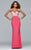 s7715e Strapless Embroidered Evening Dress