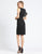 Mac Duggal Evening - 66990D Ruffled Sleeve Sheath Dress In Black