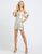 Mac Duggal Evening - 66996D Ruffled Sleeves Off-Shoulder Romper In Silver