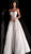 Jovani - 67035 Crystal Embellished Sweetheart Ballgown In Neutral