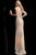 Jovani - Fitted Jewel Sheath Evening Dress 67088  In Neutral