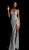 Jovani - 67103 Strapless Sweetheart Ruched Trumpet Dress in Gray