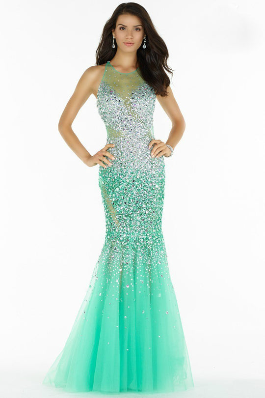 Alyce Paris Prom Collection - 6716 Gown In Green