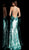 Jovani - 67315 Sequined Fitted V-Neck Gown with Slit