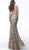 Jovani - 67347 Beaded Plunging Sweetheart Evening Gown