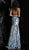 Jovani - 67448 Sequined V-Neck Trumpet Gown In Blue