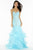 Alyce Paris - 6746 Tulle Ruffled Mermaid Gown In Blue