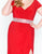Mac Duggal - 67604F V Neckline Beaded Waist Long Gown in Red
