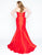 Mac Duggal - 67606F Strapless Foldover Sweetheart Mermaid Dress in Red
