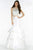 Alyce Paris - 6760 Ruffled Trumpet Gown - White