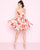 Mac Duggal - 67616N Floral Patterned Sweetheart A-line Dress in Red and Multi-Color