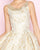 Mac Duggal - 67628N Bedazzled Scoop A-line Cocktail Dress in Gold