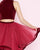 Mac Duggal - 67642N Two Piece Polka Dot A-line Dress in Red