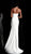 Jovani - 67661 Sleeveless High Halter Trumpet Dress With Train In White