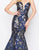 Mac Duggal - 67675R Fitted Strapless Trumpet Evening Gown in Blue