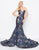 Mac Duggal - 67675R Fitted Strapless Trumpet Evening Gown in Blue