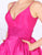 Mac Duggal Ballgowns - 67691H Sleeveless Ruched Waist V Neck Ballgown in Pink