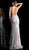 Jovani - 67790 Bedazzled Plunging V-neck Trumpet Dress With Train in Purple