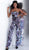 Jovani - Straight Across Sequined Fitted Jumpsuit 67849 In Multi-Color