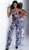 Jovani - 67849 Strapless Sequined Fitted Jumpsuit In Multi-Color