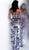 Jovani - Straight Across Sequined Fitted Jumpsuit 67849 In Multi-Color