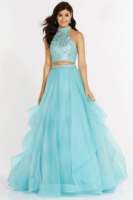 Alyce Paris Prom Collection - 6784 Dress In Blue