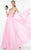 Alyce Paris B'Dazzle - 35766 Strappy Beaded Lace Evening Gown in Pink