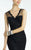 Alyce Paris B'Dazzle - 35794 Scalloped V Neck Lace Long Dress in Black