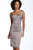 Suzi Chin - 69057D Sleeveless Scoop Ruched Cocktail Dress in Silver