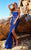 MNM Couture - 6806 Strapless Embellished Trumpet Dress  in Blue