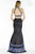 Alyce Paris Prom Collection - 6821 Gown In Black And Multi-Color