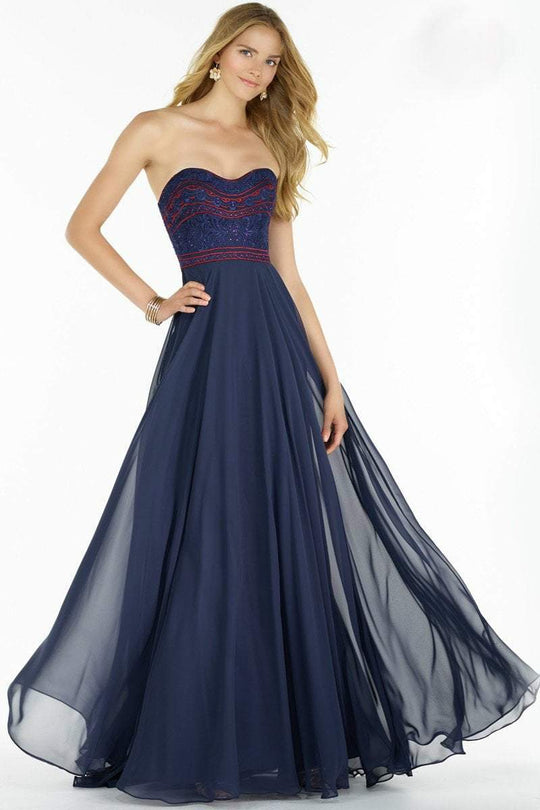 Alyce Paris Prom Collection - 6823 Gown In Blue