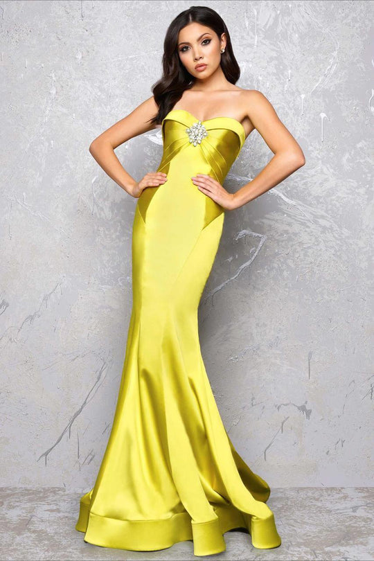 Mac Duggal - Couture Dresses Style 85588D in Yellow