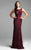 Mac Duggal Couture - 62426 Sleeveless Lace Sash Evening Gown In Red