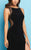 Mac Duggal Couture - 77046 Illusion Bateau Sheath Dress In Black and Gold