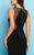 Mac Duggal Couture - 77046 Illusion Bateau Sheath Dress In Black and Gold