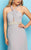 Mac Duggal Couture - 77075 Sleek Halter Keyhole Long Dress In Gray