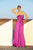 MNM Couture - 6902 Fabulous Sweetheart Floral Accent Gown In Pink