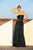 MNM Couture - 6902 Fabulous Sweetheart Floral Accent Gown In Black