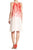 Sangria - SBGY869 Halter Keyhole Aquarelle Dress in Floral and Multi-Color