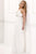 Beaded Halter High-Low Chiffon Long Evening Gown 6916