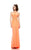 Johnathan Kayne - 6008 Embellished Halter Sheath Dress in Orange