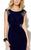 Jolene Collection - 16102 Bejeweled Sheer Panel Gown In Blue
