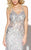 Jolene Collection - 16178 Dazzling V Neck Mermaid Gown In Purple