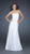 La Femme - 17452 Jewel-Trimmed Halter A-Line Gown In White