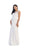 Embroidered Lace Illusion Bateau Long Formal Dress