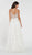 Alyce Paris - 7012 Embroidered Plunging Sweetheart A-Line Gown In White